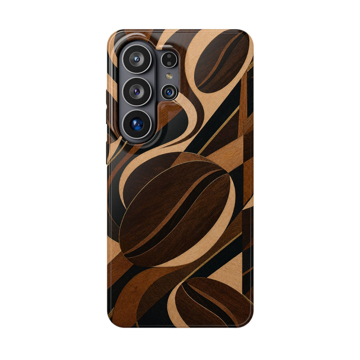 Espresso Marquetry | Tough MagSafe Case