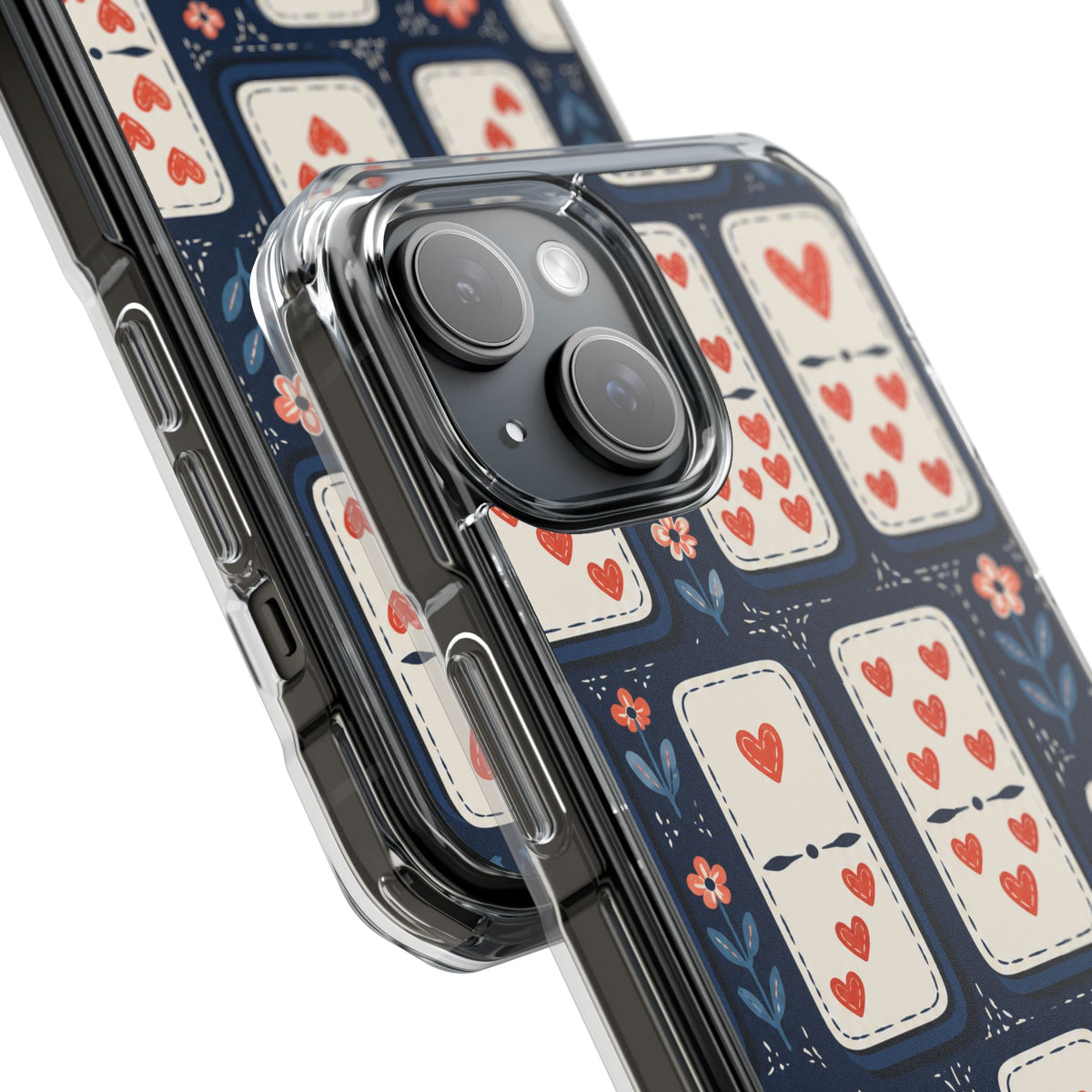 Heart Dominoes | Clear MagSafe Case — product image 18