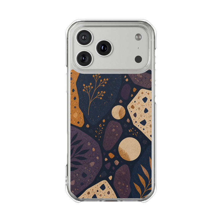 Terrazzo Twilight | Clear MagSafe Case