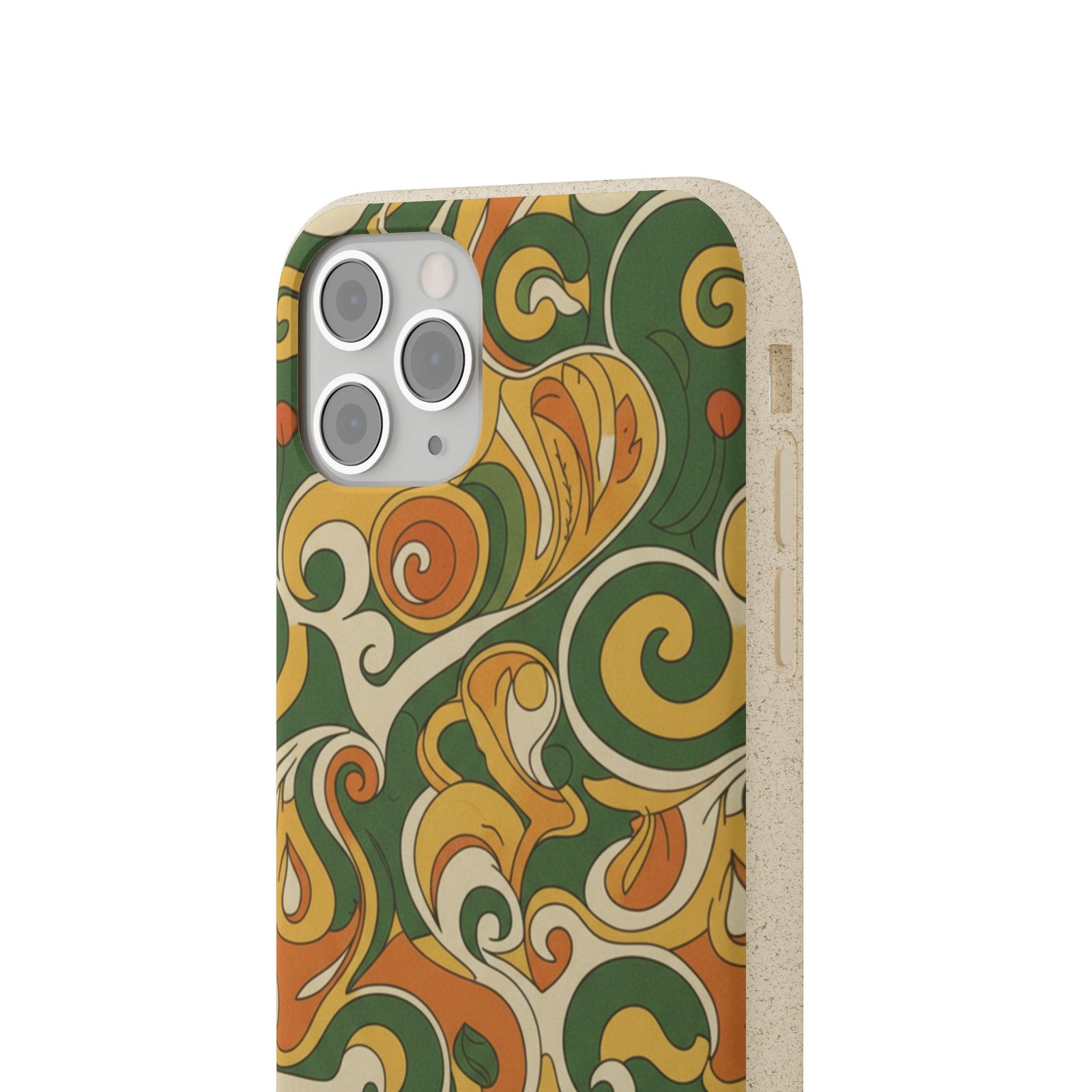 Olive Paisley | Biodegradable Case
