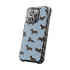 Powder Dachshunds | Clear MagSafe Case