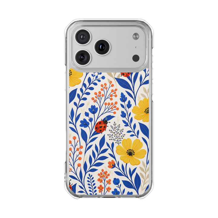 Ladybug Garden | Clear MagSafe Case
