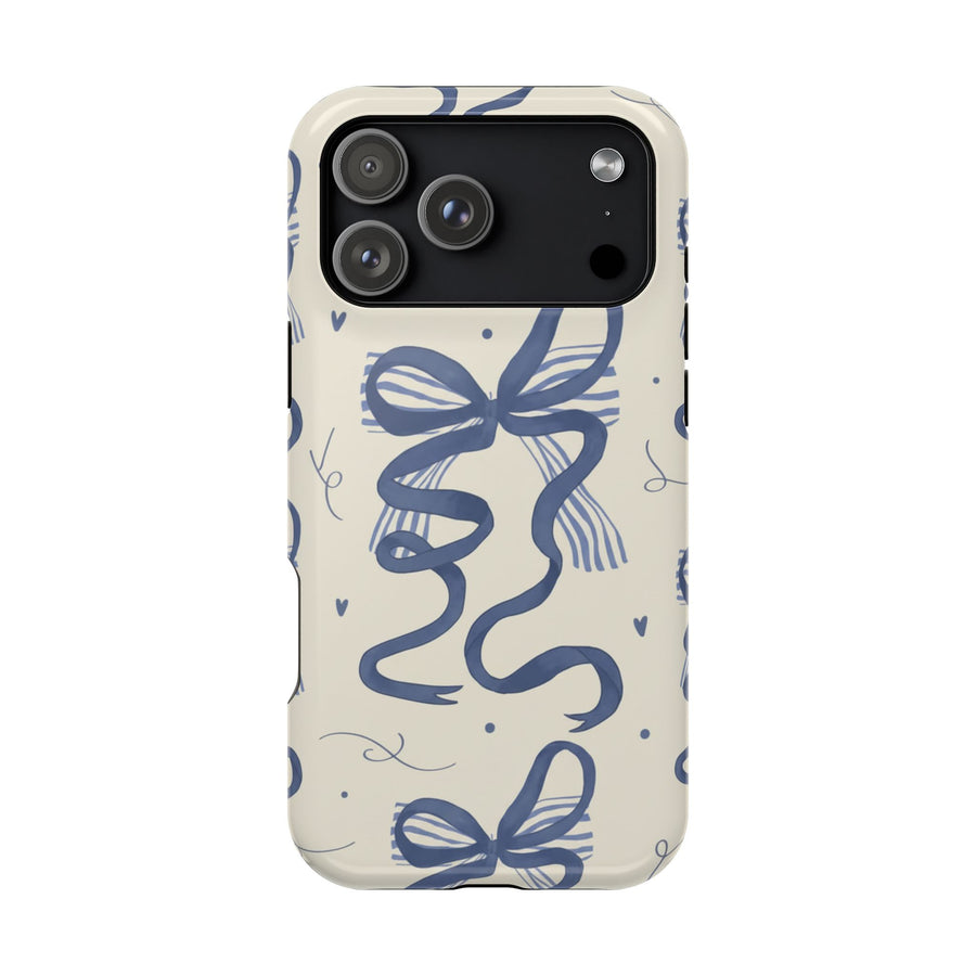 Indigo Ribbon | Tough MagSafe Case