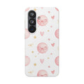 Bow Charm coquette samsung clear case design