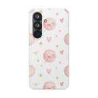 Bow Charm coquette samsung clear case design