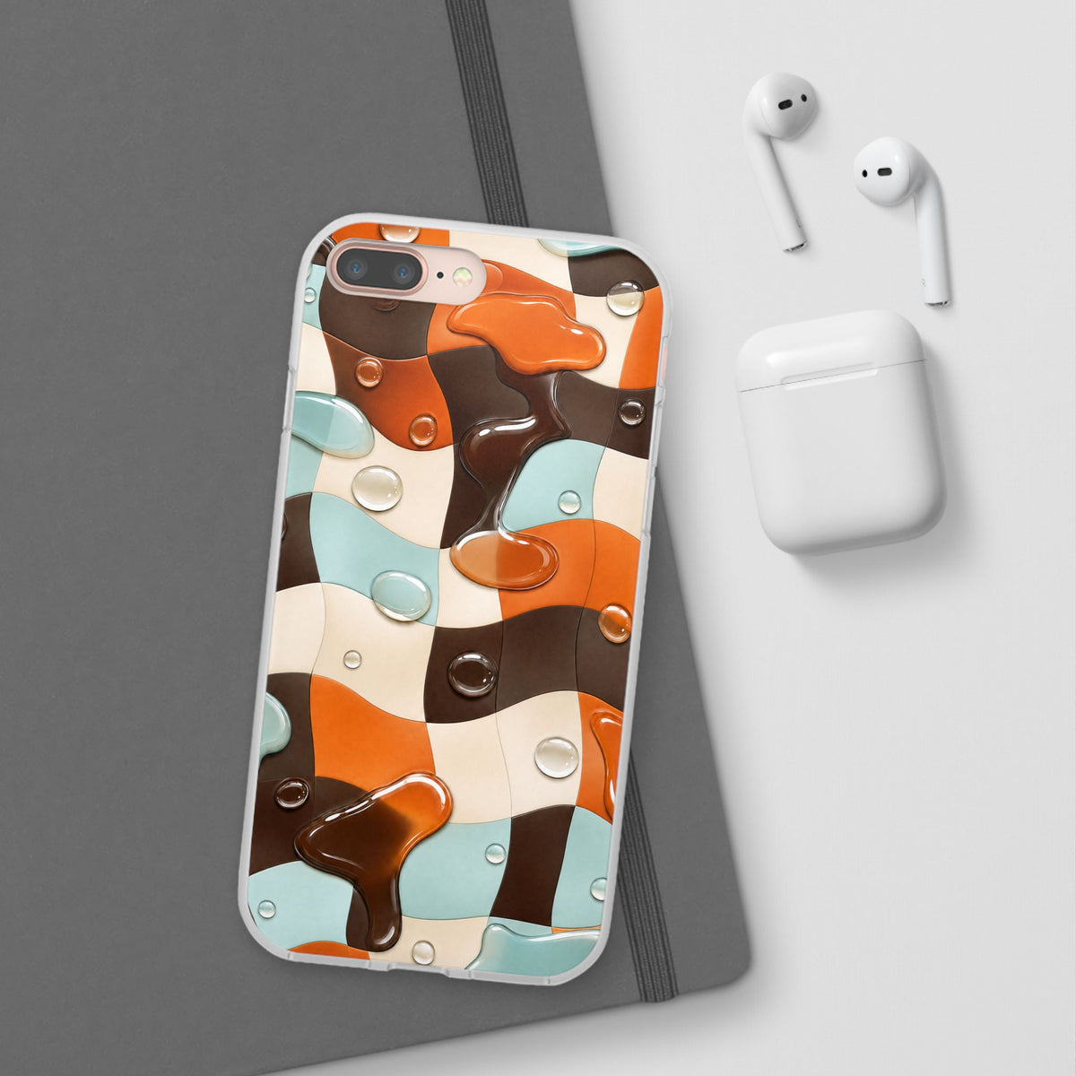 Liquid Check | Frosted Clear Case — product image 56