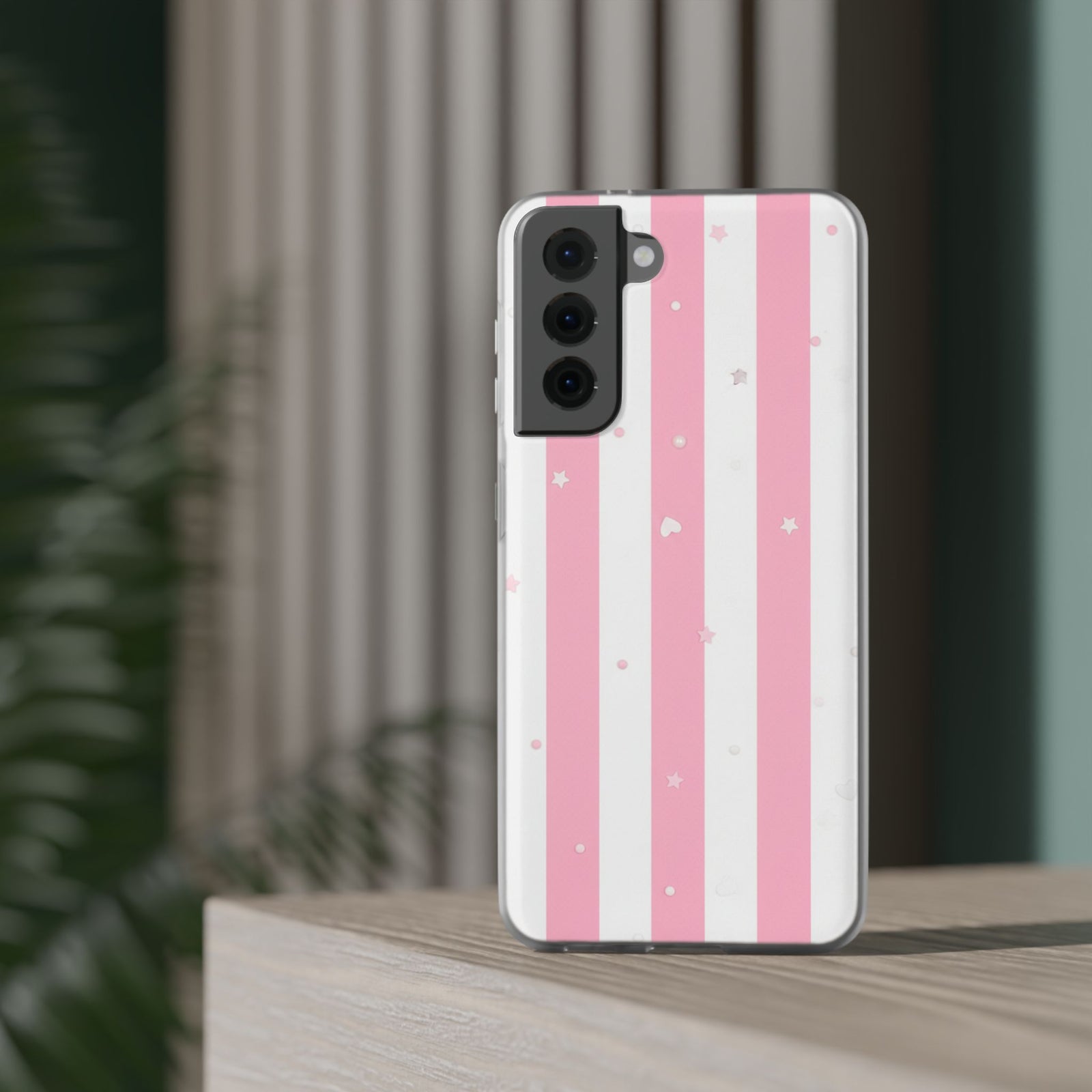 Candy Stripe | Clear Case