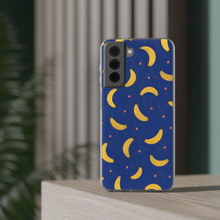 Cobalt Bananas | Clear Case