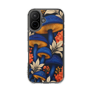 Cobalt Mushrooms | Clear MagSafe Case — product image 14