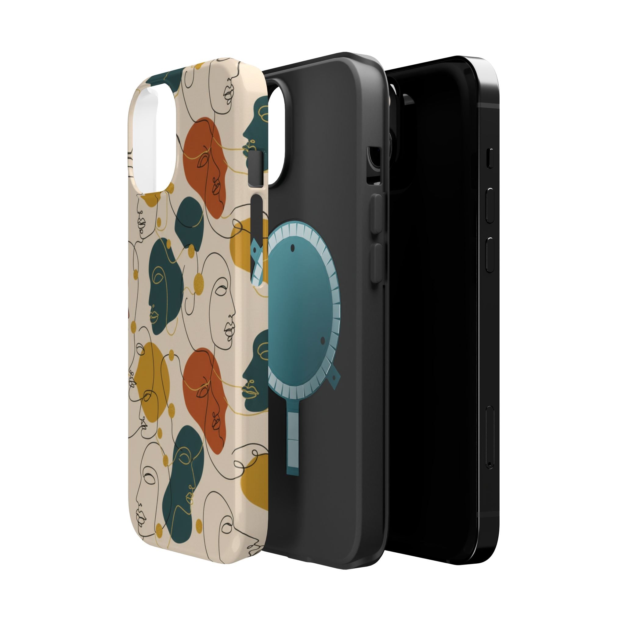 Abstract Faces | Tough MagSafe Case