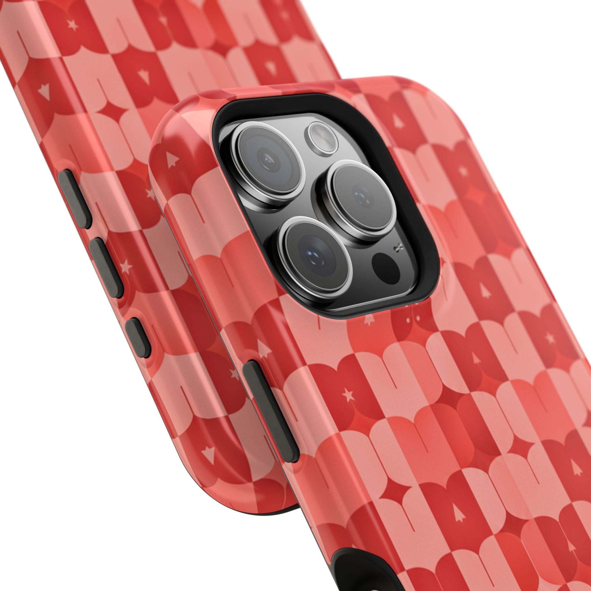 Coral Geo Tile | Tough MagSafe Case