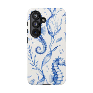 Seahorse Toile | Tough Case