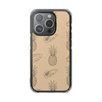 Pineapple Sketch | Clear MagSafe Case