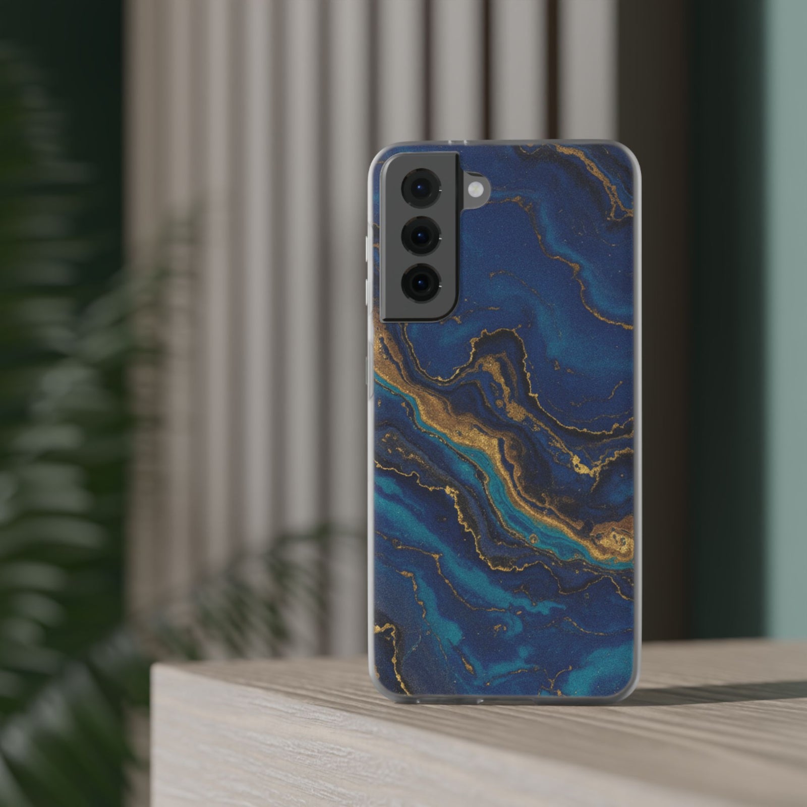 Midnight Marble | Clear Case