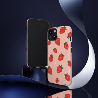 Blush Strawberries | Tough Case