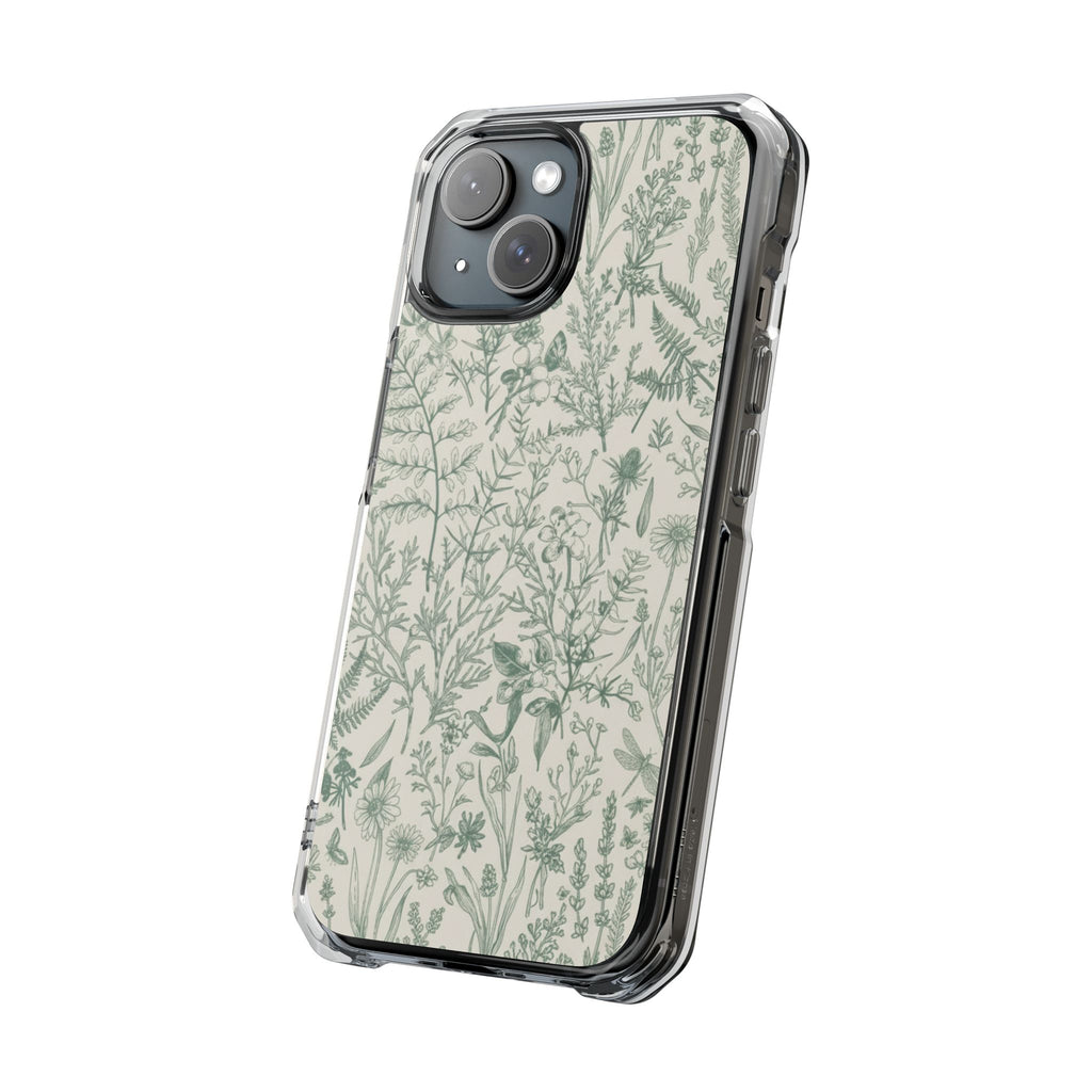 Soft Green | Clear MagSafe Case