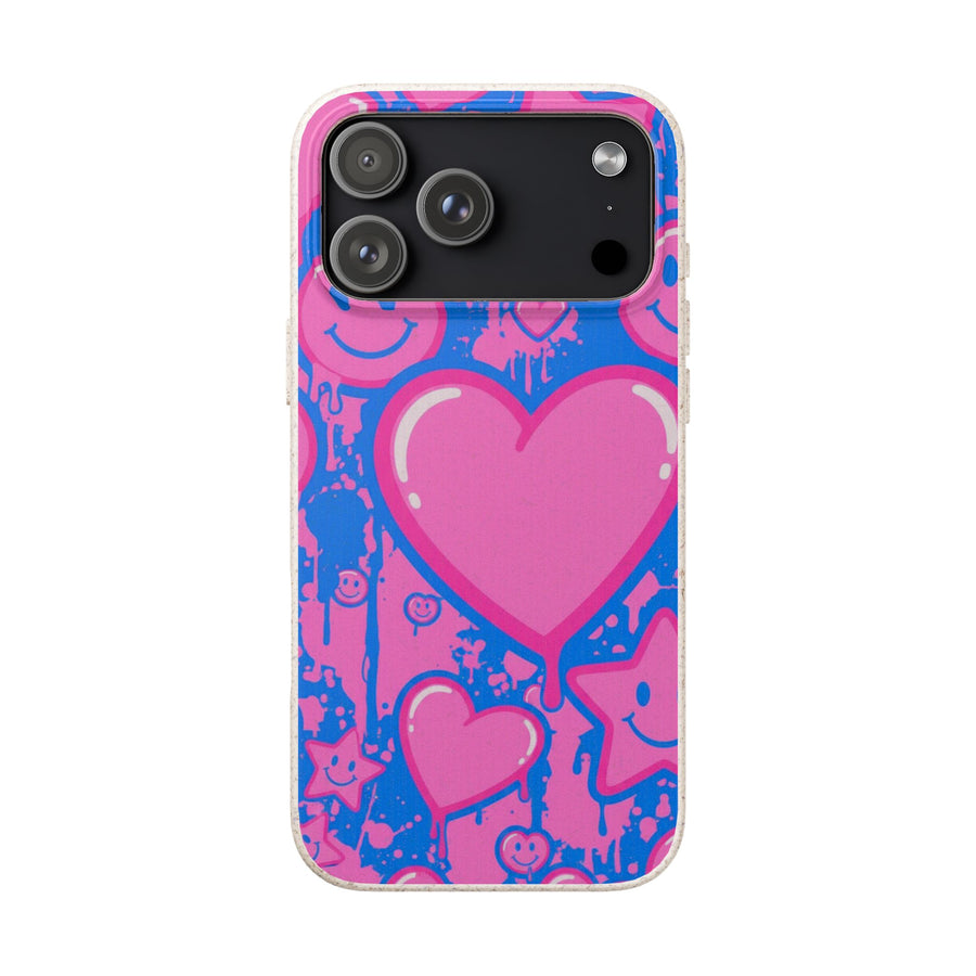 Bubblegum Hearts | Biodegradable Case