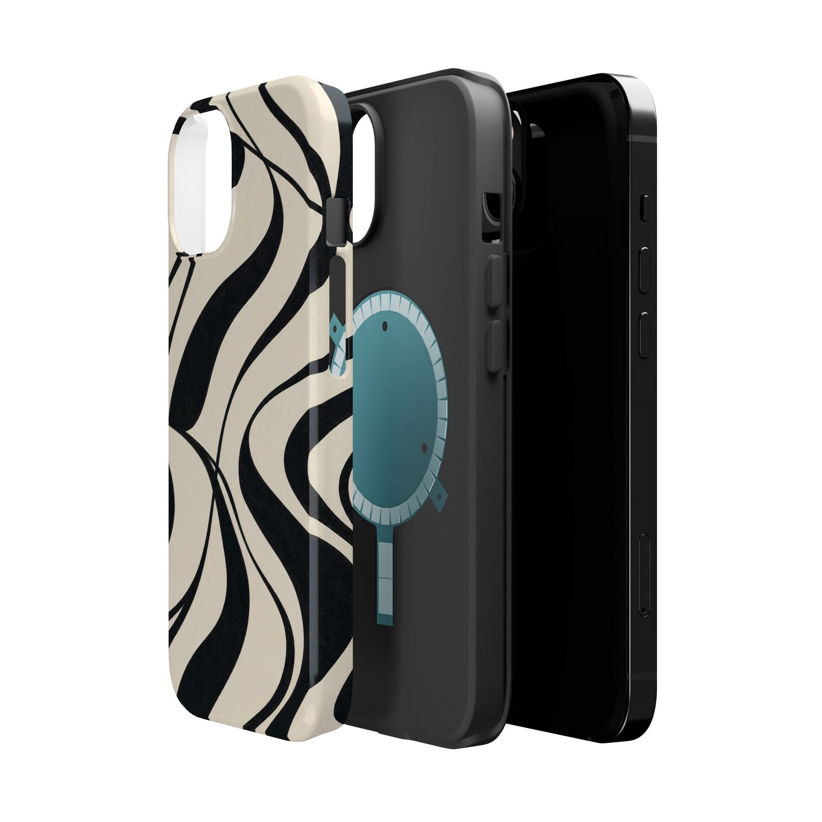 Ivory Black | Tough MagSafe Case