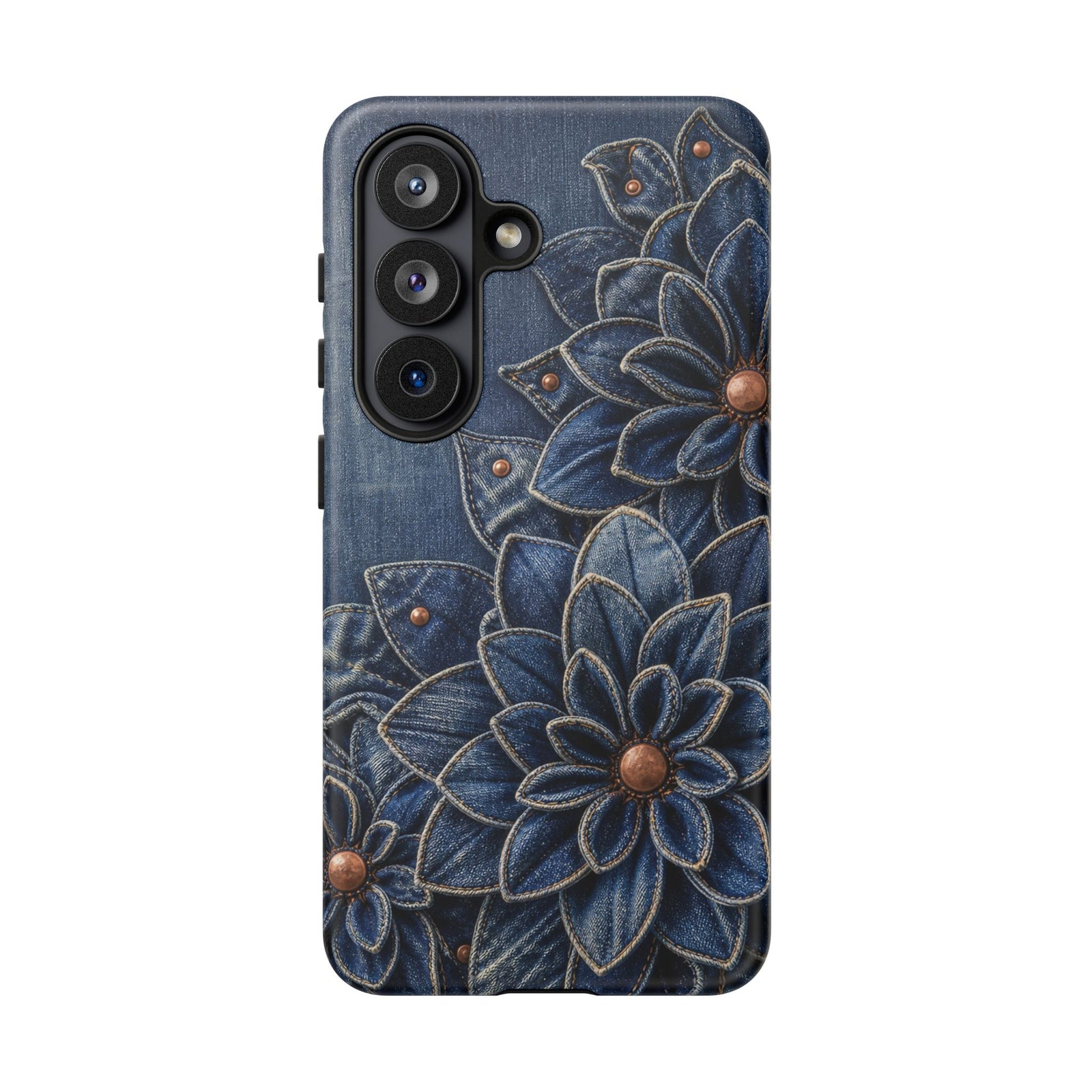 Denim Dahlia | Tough Case