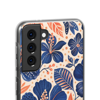 Indigo Hibiscus | Clear Case — product image 21