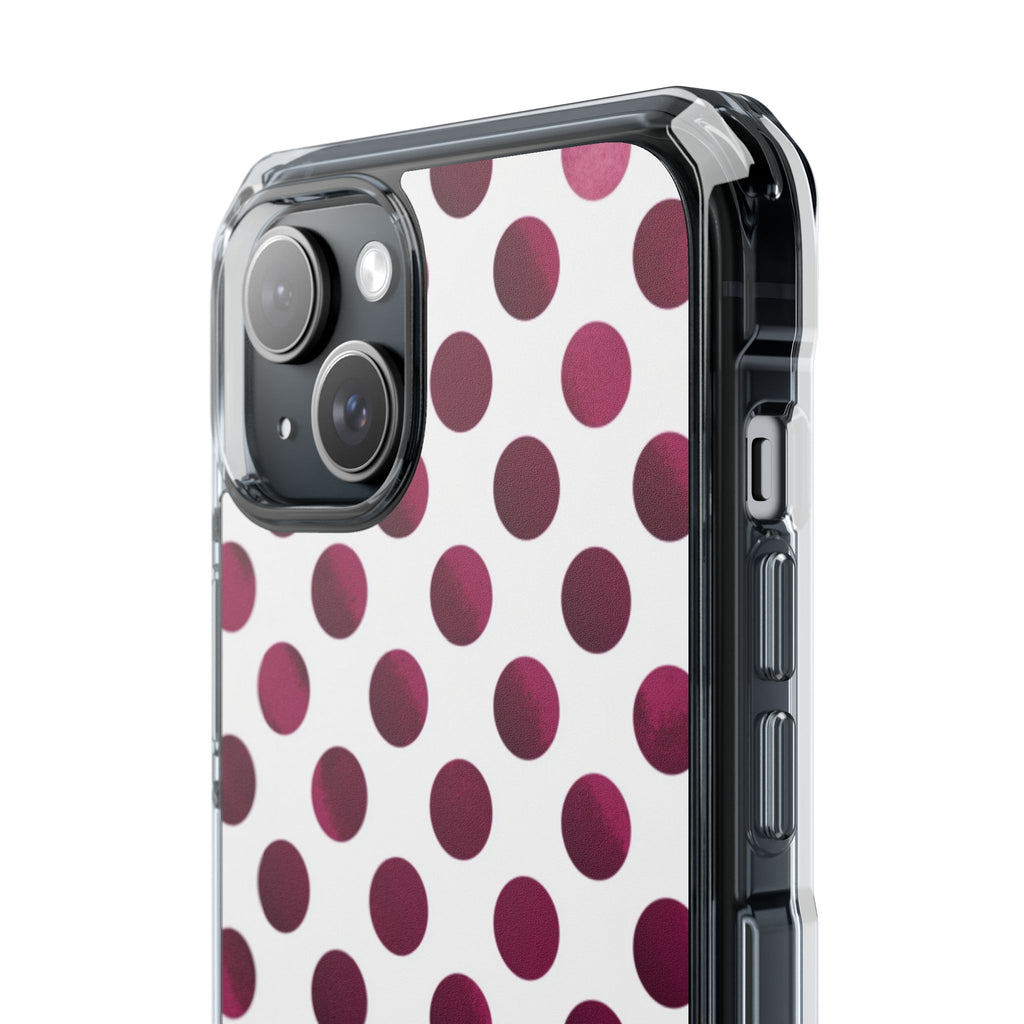 Berry Dots | Clear MagSafe Case