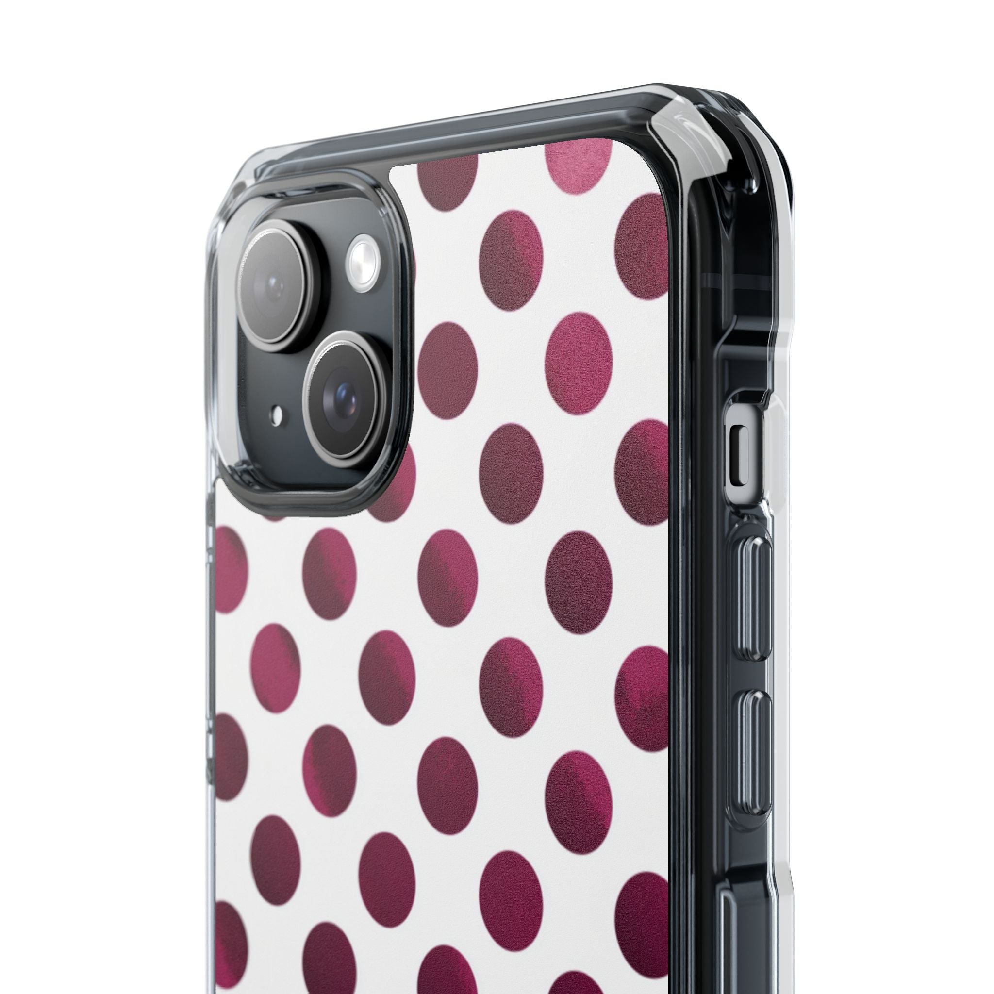 Berry Dots | Clear MagSafe Case