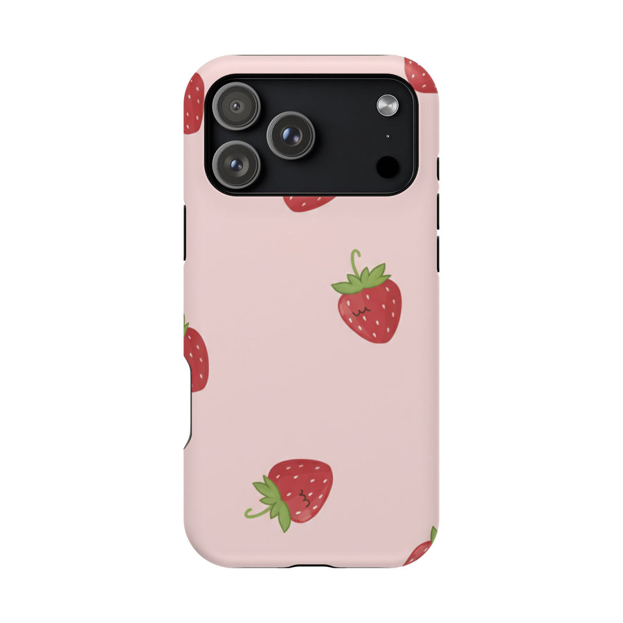Strawberry Blush | Tough MagSafe Case