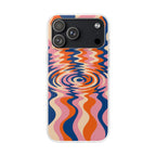 Ripple Harlequin | Frosted Clear Case — product front view