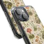 Mushroom Meadow | Clear MagSafe Case