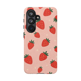 Blush Strawberries | Tough Case