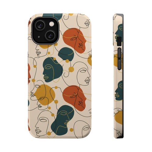 Abstract Faces | Tough MagSafe Case