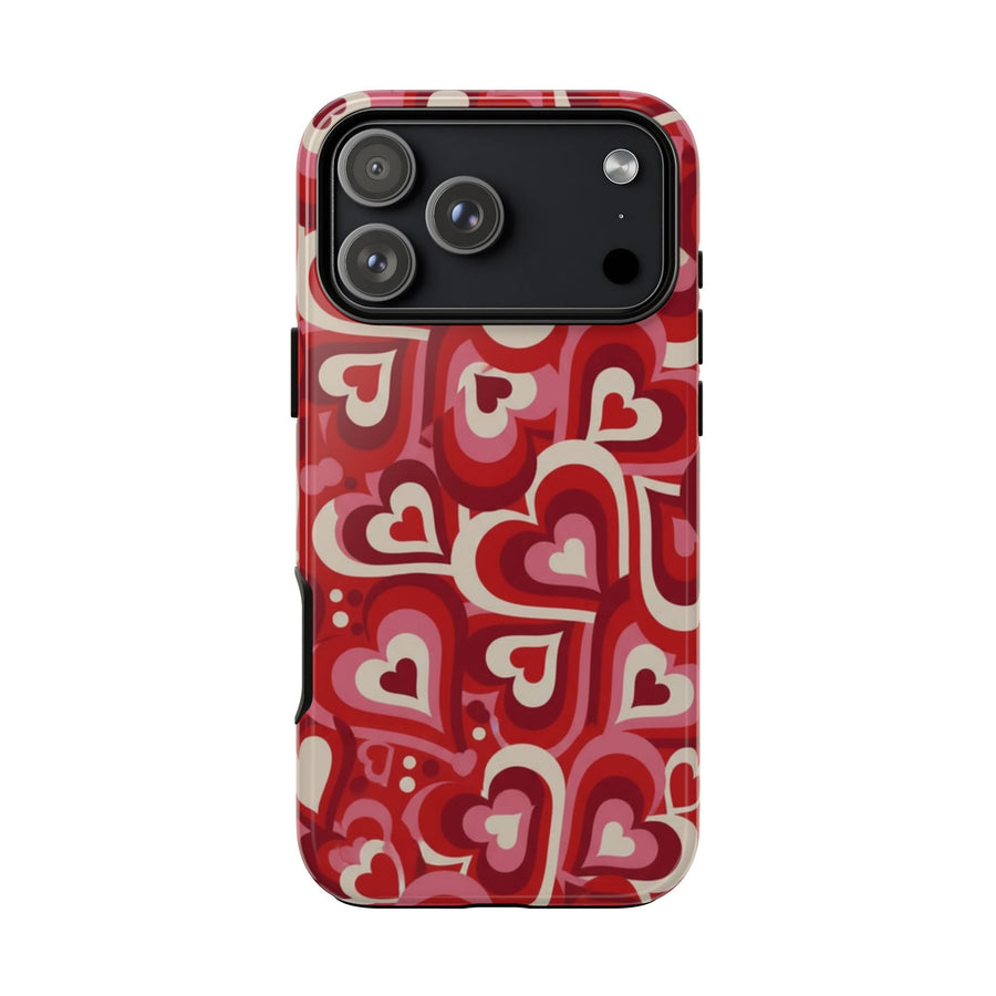 Y2K Swirl Hearts | Tough Case