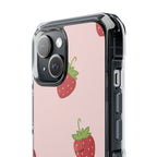 Strawberry Blush | Clear MagSafe Case
