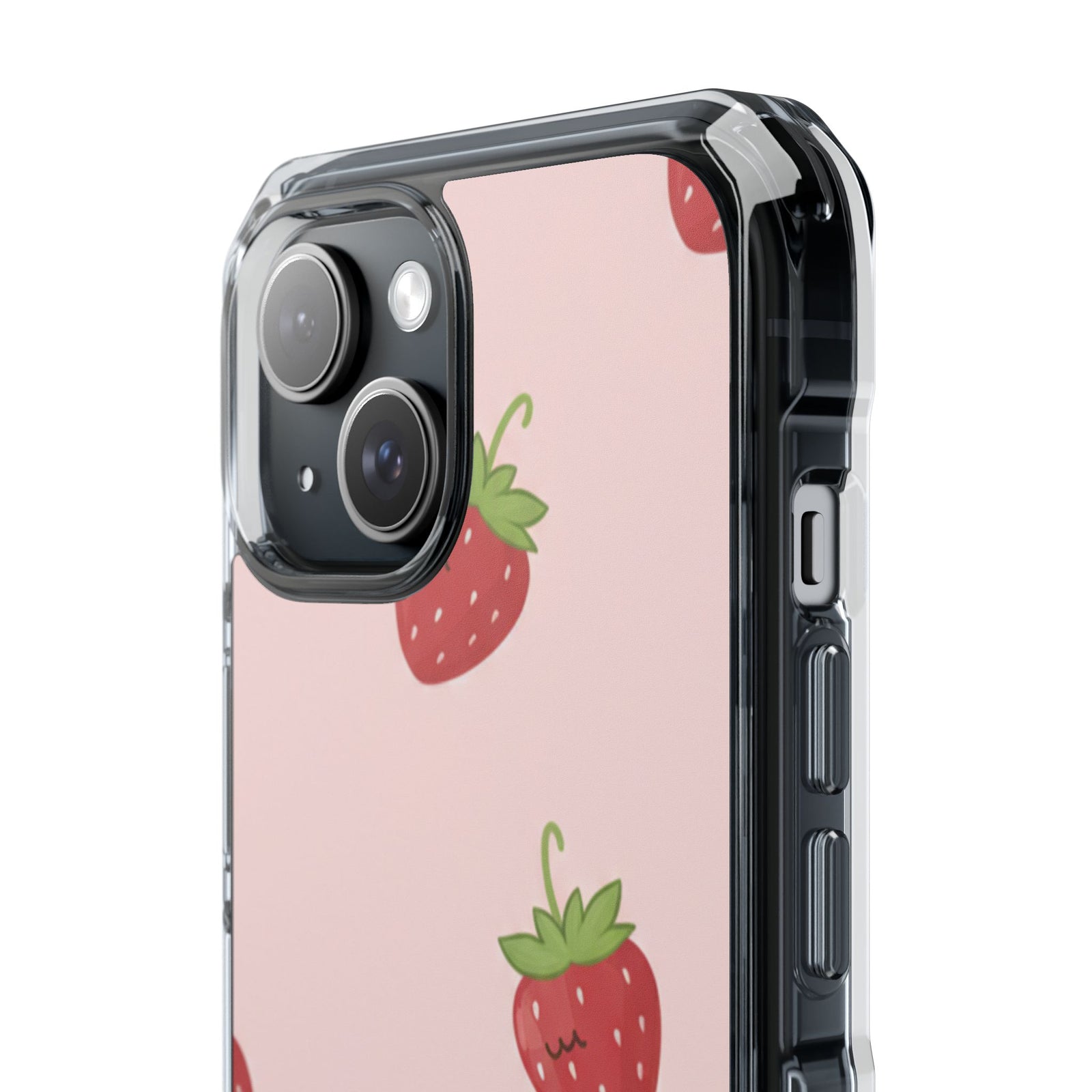 Strawberry Blush | Clear MagSafe Case