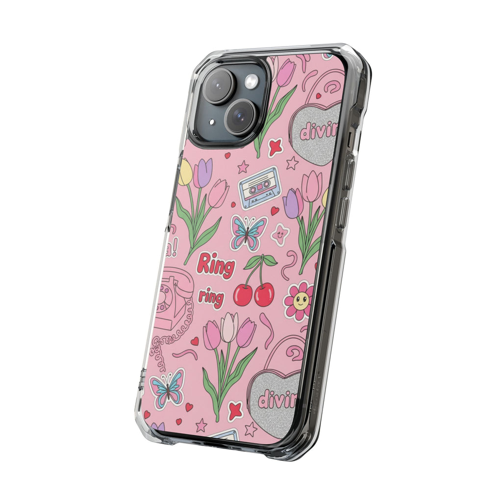 90s Girly Doodles | Clear MagSafe Case