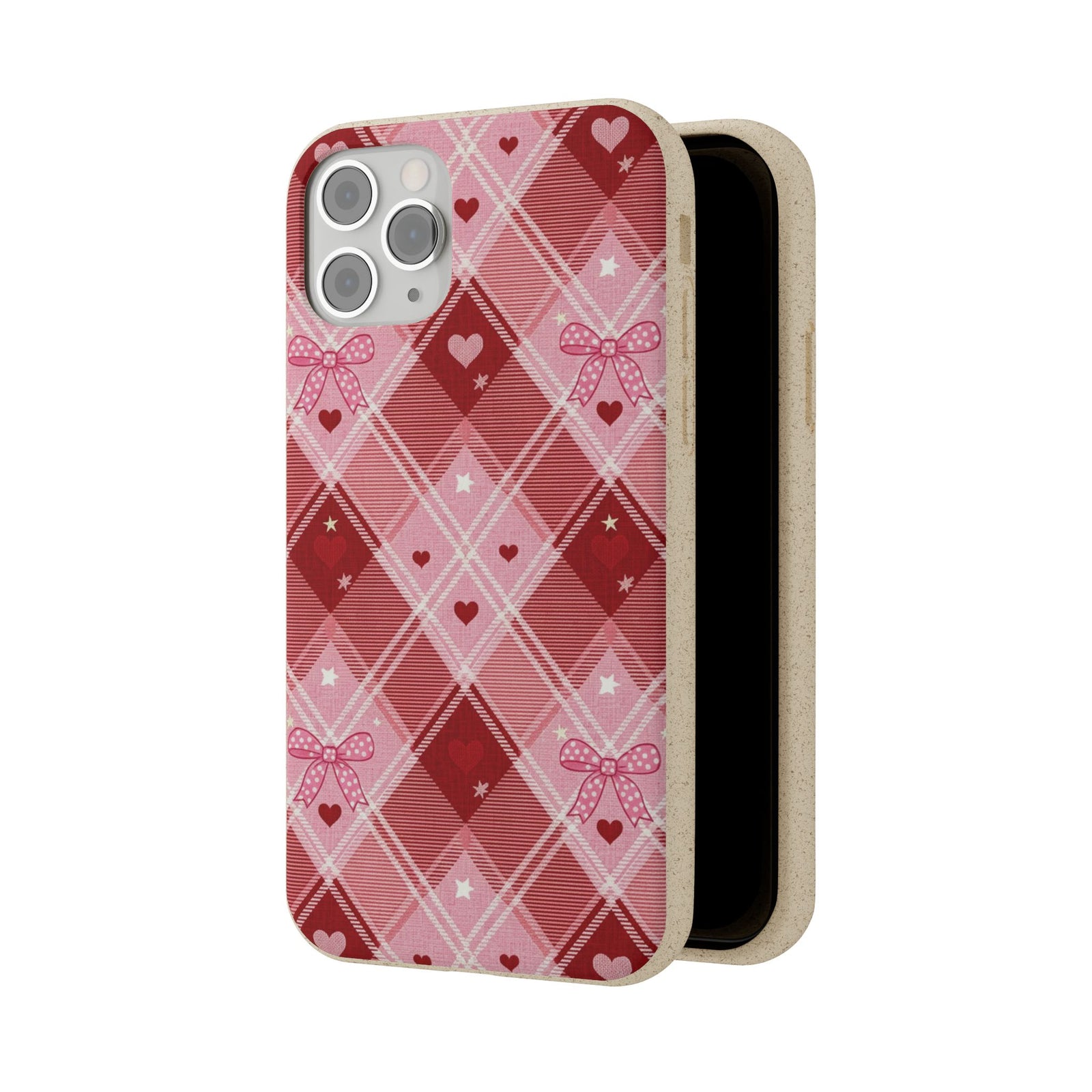 Heart Plaid | Biodegradable Case