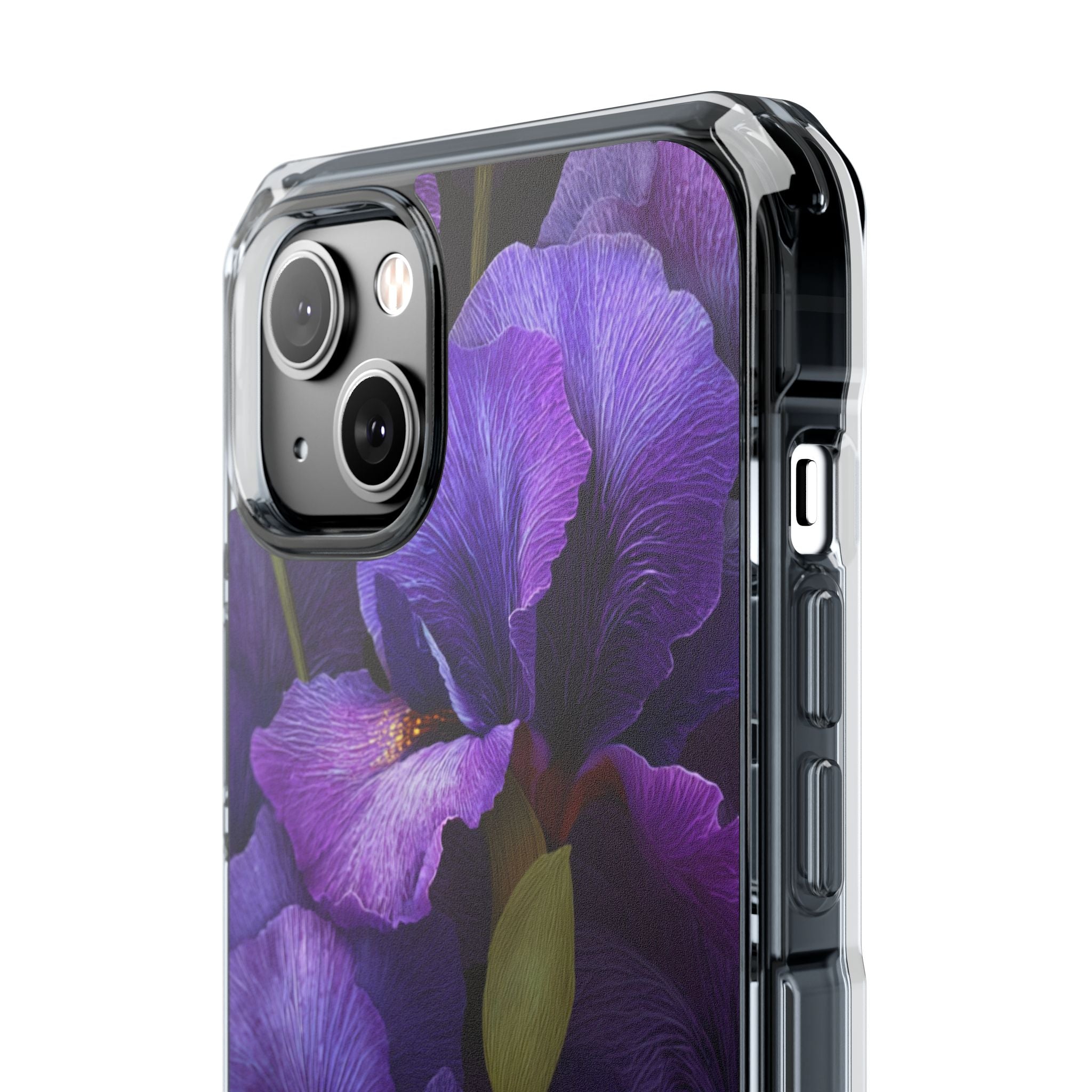 Purple Iris | Clear MagSafe Case