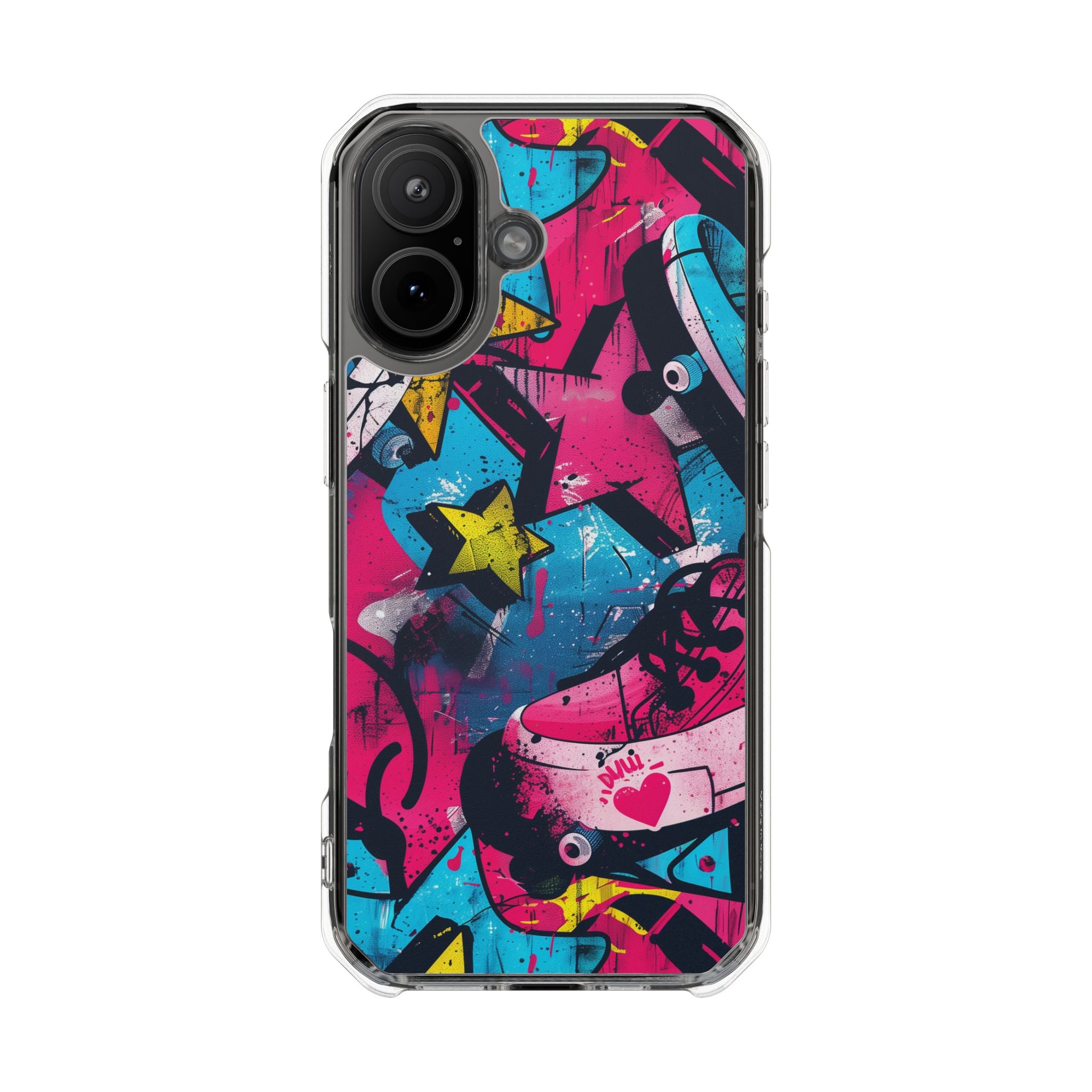 Graffiti Pop | Clear MagSafe Case