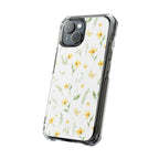 Yellow Wildflower | Clear MagSafe Case