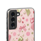 Dotty Pearl Bow | Clear Case