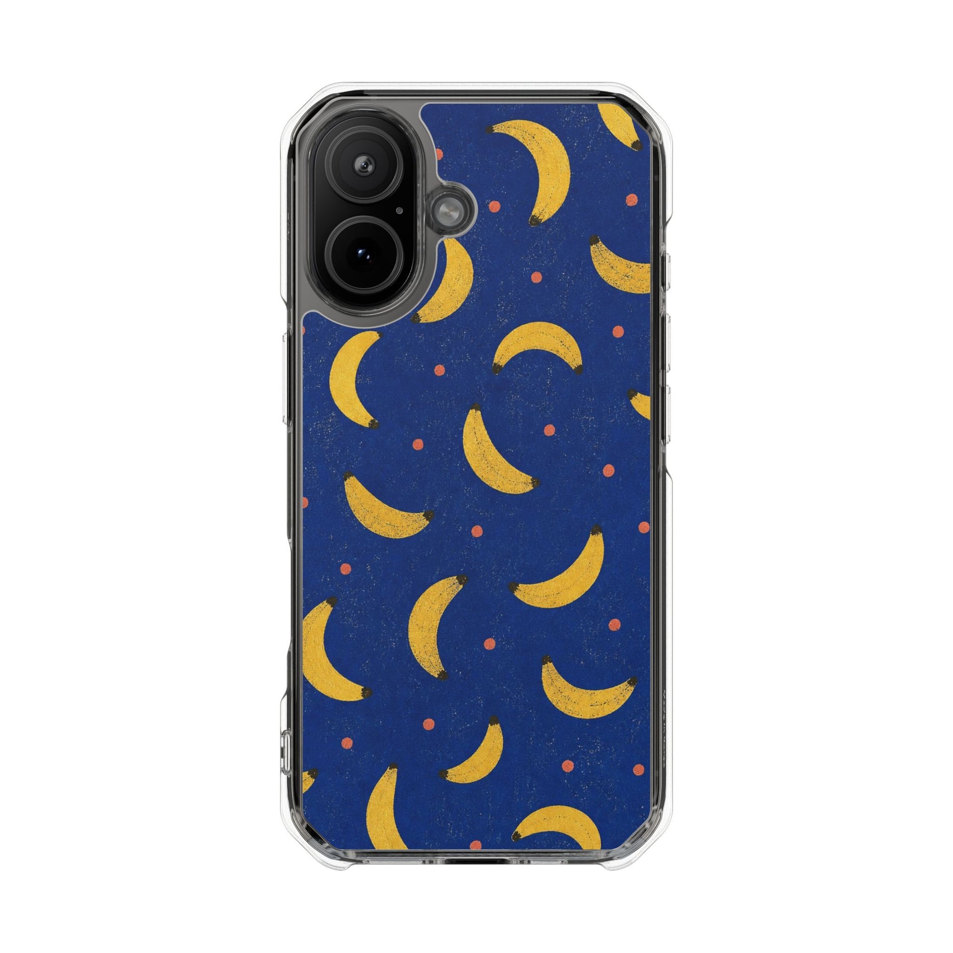 Cobalt Bananas | Clear MagSafe Case