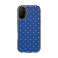 Cobalt Starbursts | Clear MagSafe Case