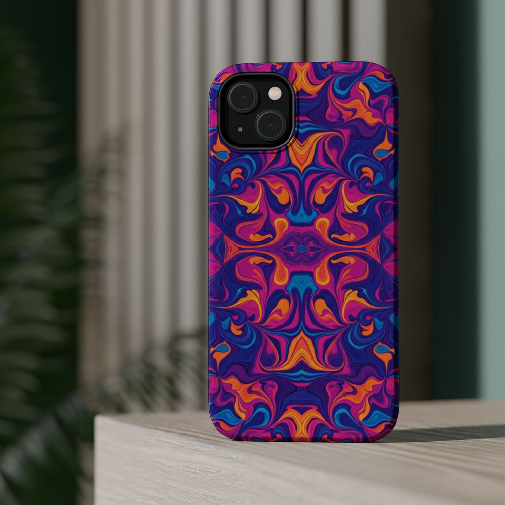 Neon Swirl | Tough MagSafe Case