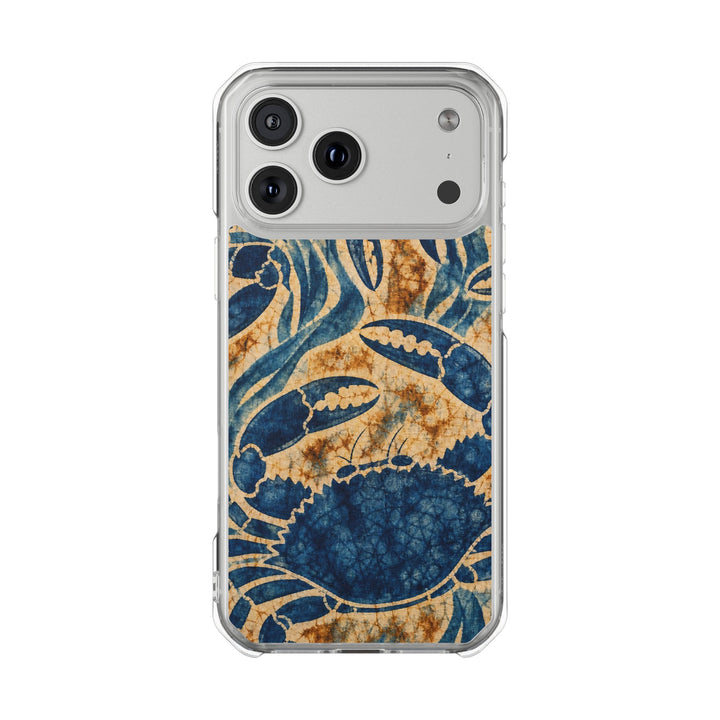 Indigo Crab | Clear MagSafe Case