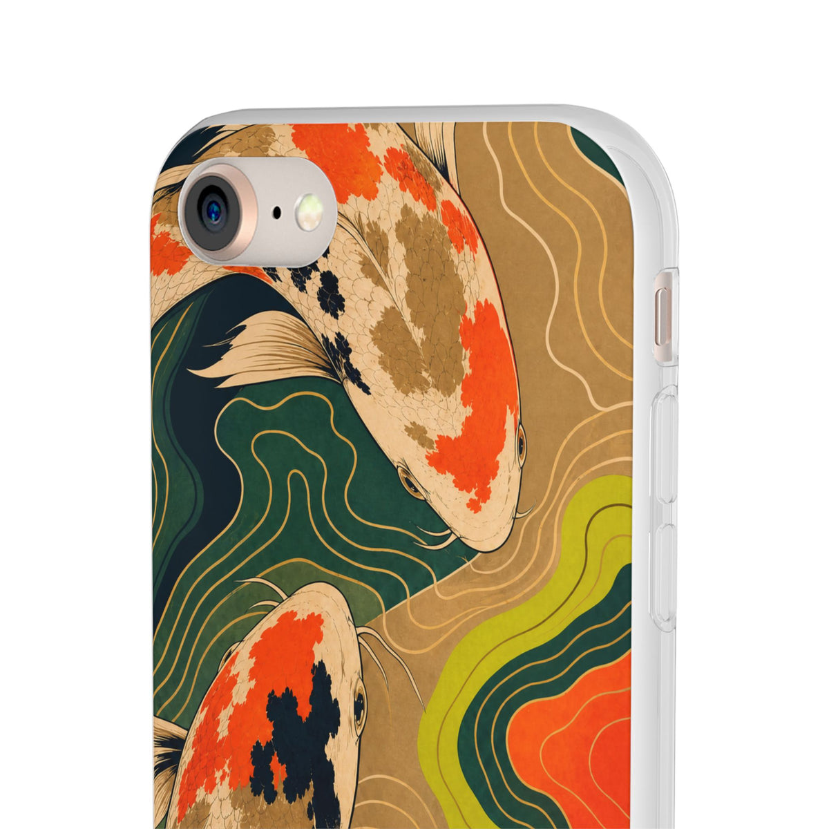 Khaki Koi | Frosted Clear Case — product image 53
