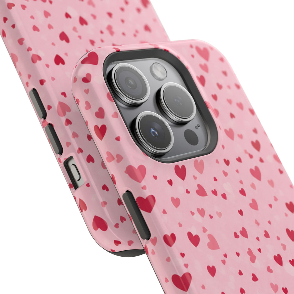 Blush Ditsy Heart | Tough MagSafe Case