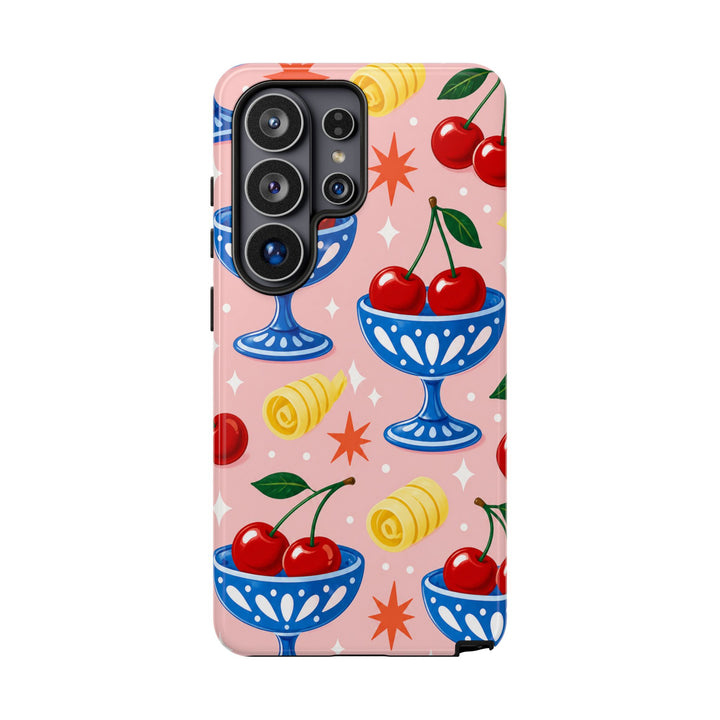 Cherry Coupes phone case design