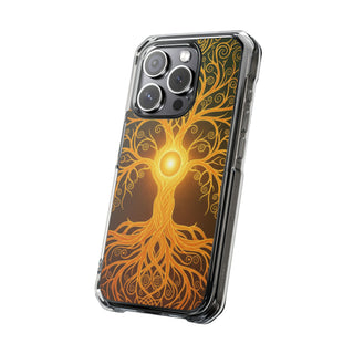 Golden Roots | Clear MagSafe Case