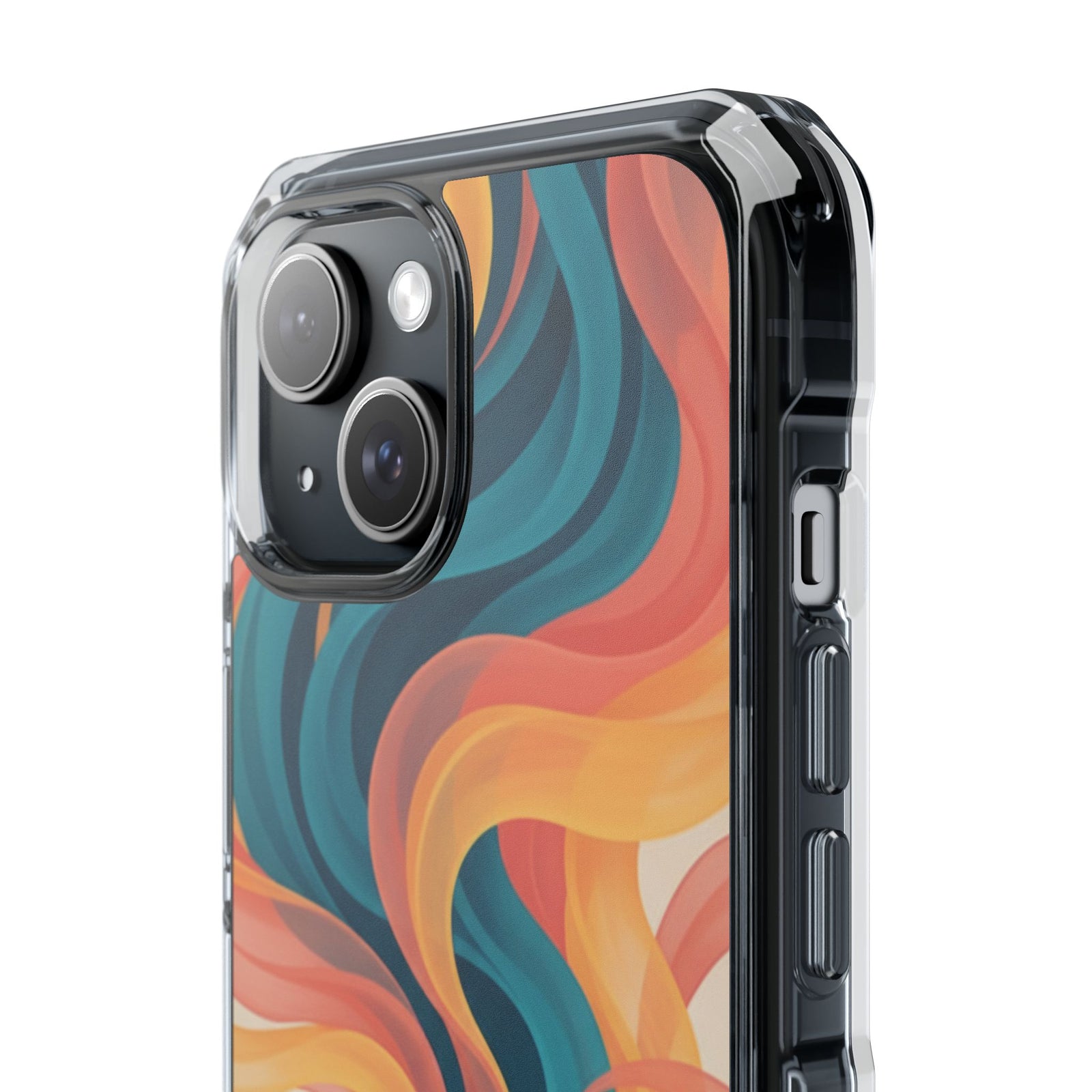 Retro Flame | Clear MagSafe Case