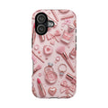 Dusty Pink Cosmetic Chaos | Tough MagSafe Case